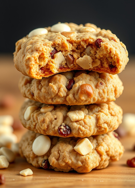 White Chip Macadamia Nut & Oatmeal Raisin